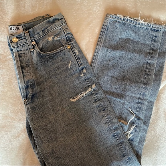 90s jeans denim Loose Fit in Fall Out Agolde - Picture 10 of 16